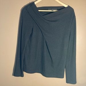 Veronique Miljkovitch charcoal long sleeves top
